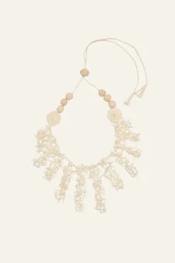 Jewelry-Johanna Ortiz Sol Inti Necklace In Ecru