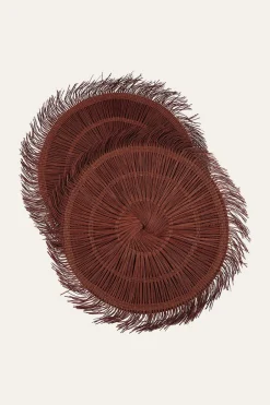 Trending Now-Johanna Ortiz Sol Naciente Placemat In Terracota Set Of 4