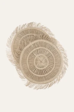 Table Linens-Johanna Ortiz Sol Naciente Placemat In Ecru Set Of 4