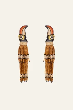 Jewelry-Johanna Ortiz Sortilegio Earrings In Golden Sand