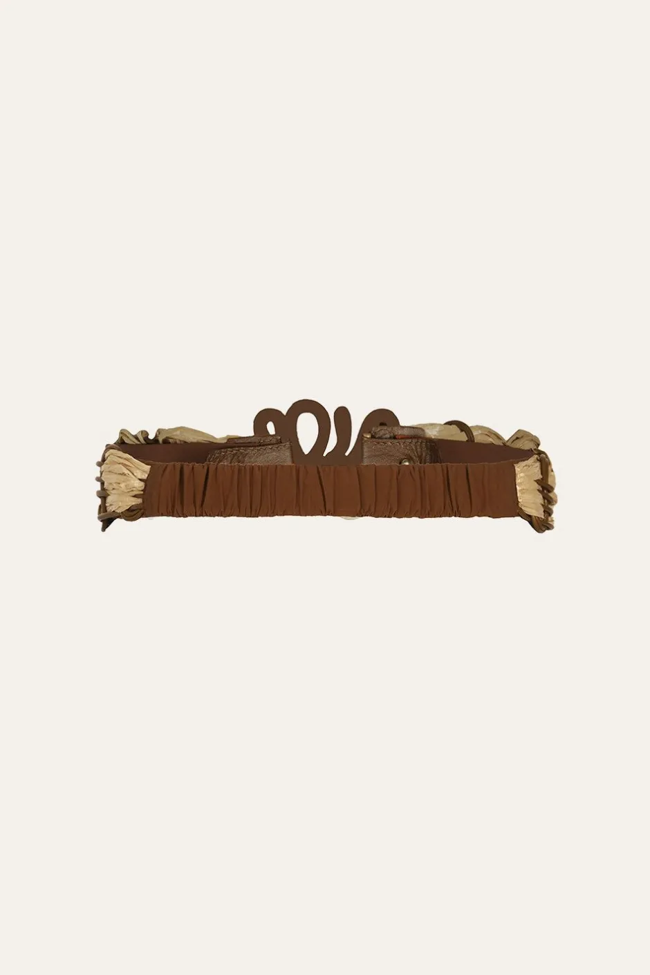 Belts-Johanna Ortiz Spiritual Alignment Belt In Camel