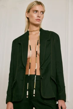 Jewelry-Johanna Ortiz Stampede Necklace In Black