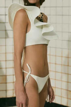 Swimwear-Johanna Ortiz Sullen Bikini Bottom In Ecru