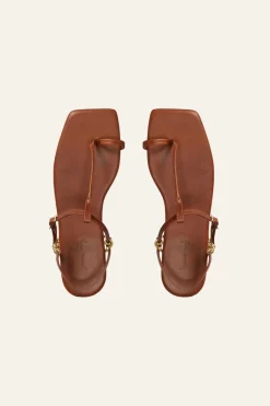 Shoes-Johanna Ortiz Sun Downer Sandals In Brown