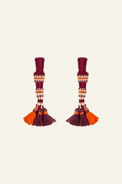Jewelry-Johanna Ortiz Swahili Earrings In Wine