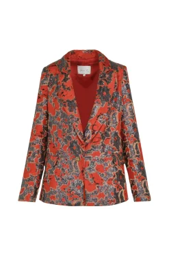 Outerwear-Johanna Ortiz Truly Treasured Blazer In Orange