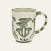 Dinnerware-Johanna Ortiz Unpredictable Nature Mug In Green Set Of 2