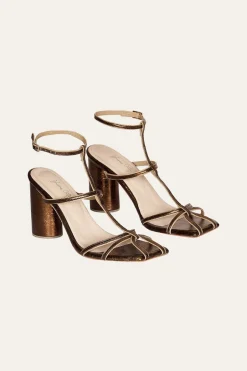Shoes-Johanna Ortiz Veracruz Heels In Copper