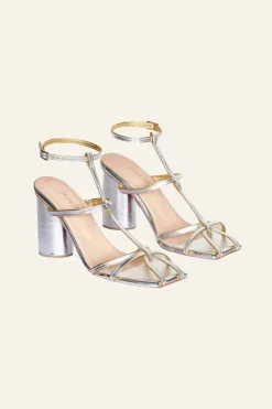 Shoes-Johanna Ortiz Veracruz Heels In Silver