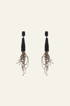 Jewelry-Johanna Ortiz Vida Encantada Earrings In Black Gold
