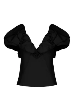 Tops-Johanna Ortiz Vientos Salvajes Top In Black