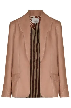 Outerwear-Johanna Ortiz Vision Quest Blazer In Camel
