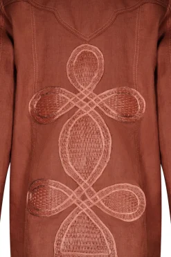Outerwear-Johanna Ortiz Vision Quest Blazer In Terracota
