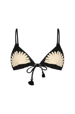 Trending Now-Johanna Ortiz Visionary Arts Bikini Top In Black